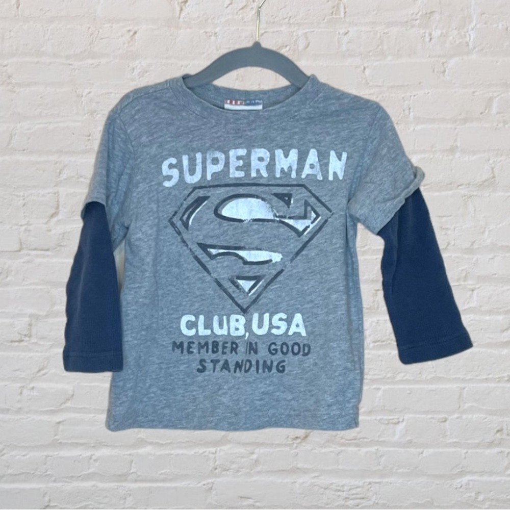 Gap x Junk Food Superman Club Long-Sleeved T-Shirt​
